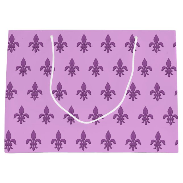 Fleur de Lis i violett på lavendel (Framsidan)