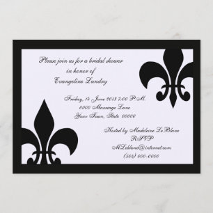 Fleur de Lis Inbjudan