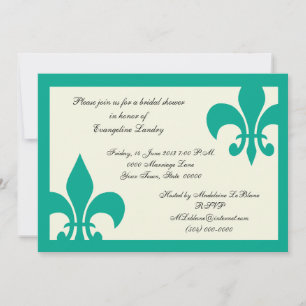 Fleur de Lis-inbjudningar Inbjudningar
