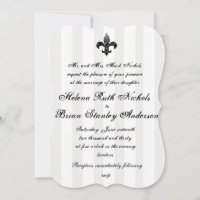 Fleur De Lis-inbjudningar