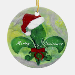 Fleur de lis juldekoration från min konst.