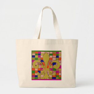 Fleur De Lis Jumbo Tygkasse