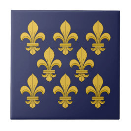 Fleur-de-lis Kakelplatta