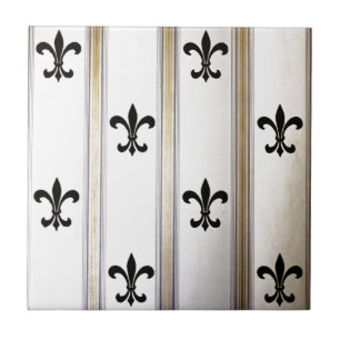 Fleur-de-Lis Kakelplatta