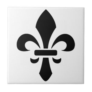 Fleur-De-Lis Kakelplatta