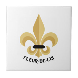 Fleur-De-Lis Kakelplatta