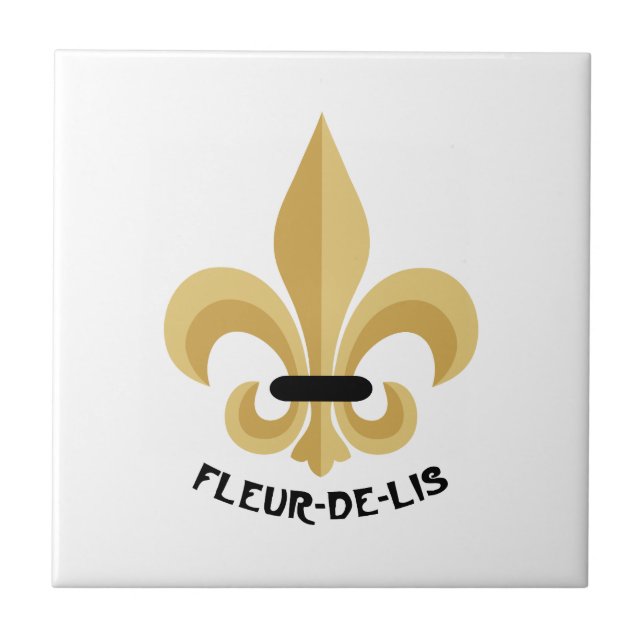 Fleur-De-Lis Kakelplatta (Framsidan)