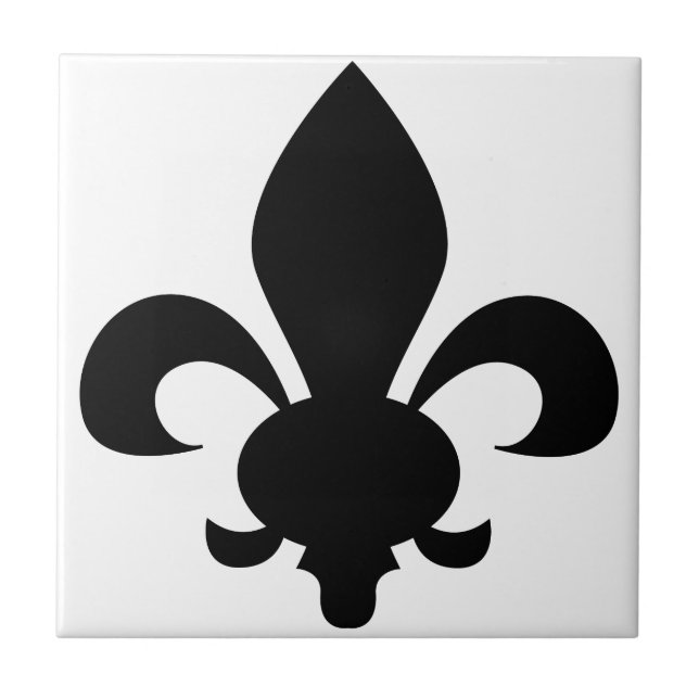 Fleur-De-Lis Kakelplatta (Framsidan)