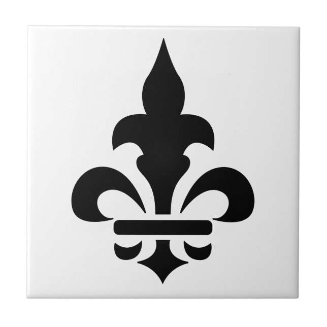 Fleur-De-Lis Kakelplatta (Framsidan)