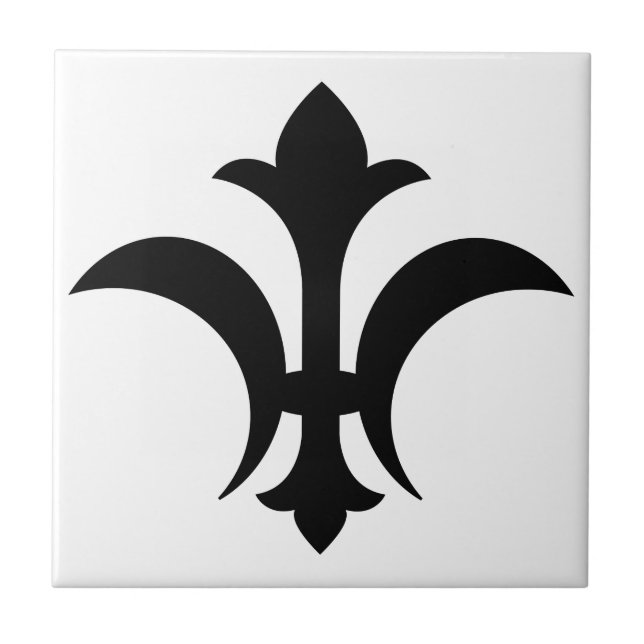 Fleur-De-Lis Kakelplatta (Framsidan)