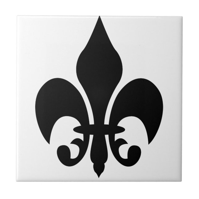 Fleur-De-Lis Kakelplatta (Framsidan)