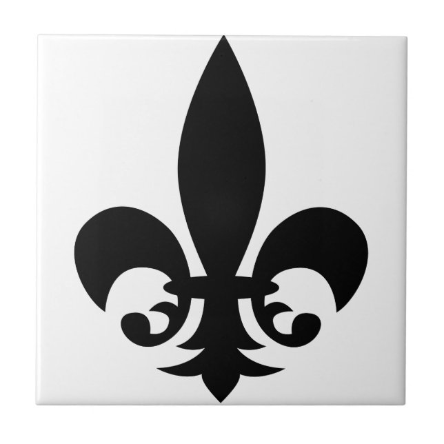 Fleur-De-Lis Kakelplatta (Framsidan)
