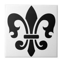 Fleur-De-Lis Kakelplatta