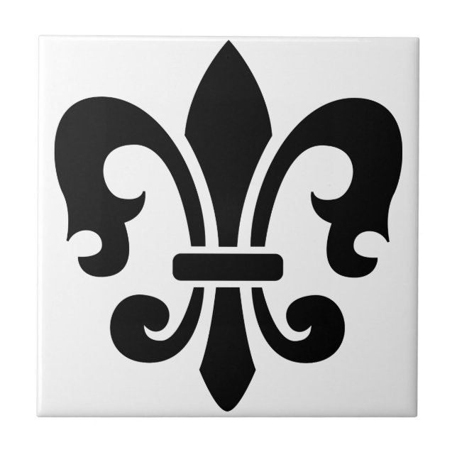 Fleur-De-Lis Kakelplatta (Framsidan)