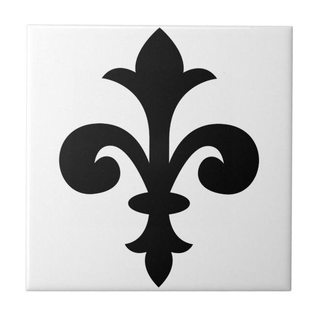 Fleur-De-Lis Kakelplatta (Framsidan)