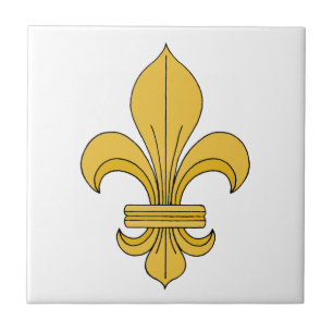 Fleur-de-lis Kakelplatta