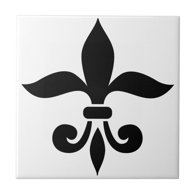 Fleur-De-Lis Kakelplatta (Framsidan)