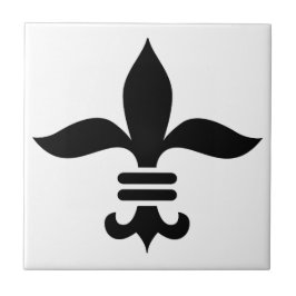 Fleur-De-Lis Kakelplatta