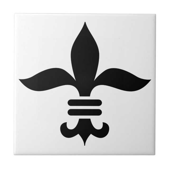 Fleur-De-Lis Kakelplatta (Framsidan)