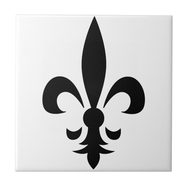 Fleur-De-Lis Kakelplatta (Framsidan)