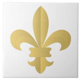Fleur De Lis Keramisk belägger med tegel Kakelplatta