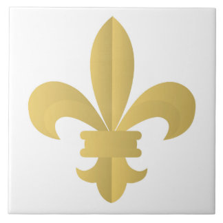 Fleur De Lis Keramisk belägger med tegel Kakelplatta