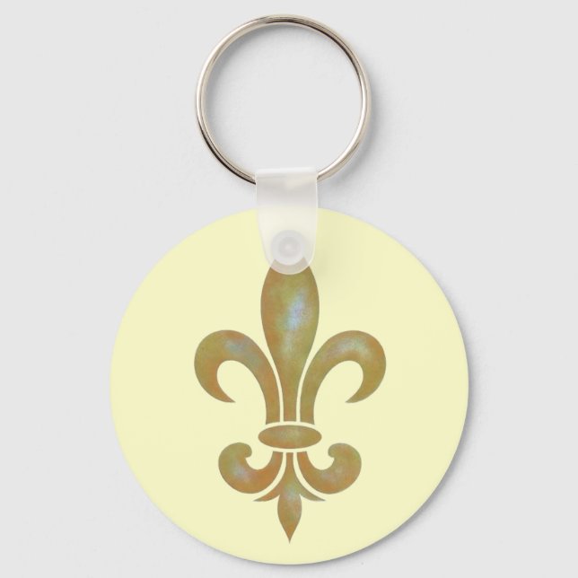 Fleur De Lis Keychain Nyckelring (Framsida)