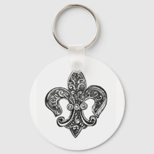 Fleur de Lis Keychain Nyckelring