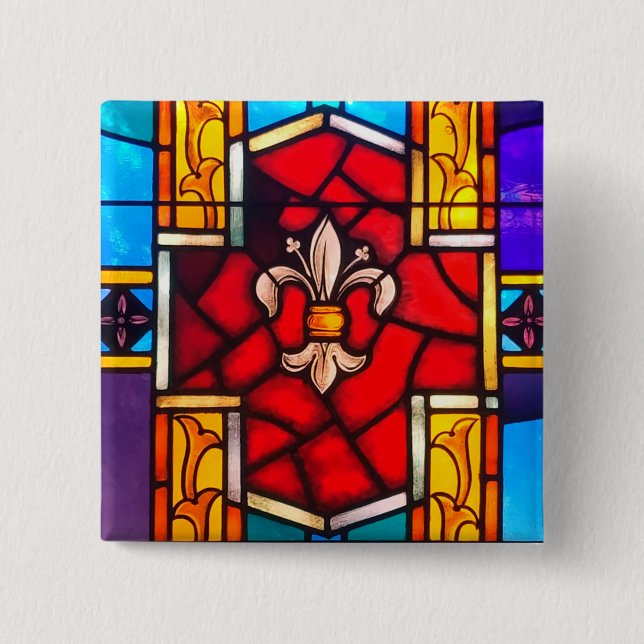 Fleur-de-lis Knapp (Framsida)