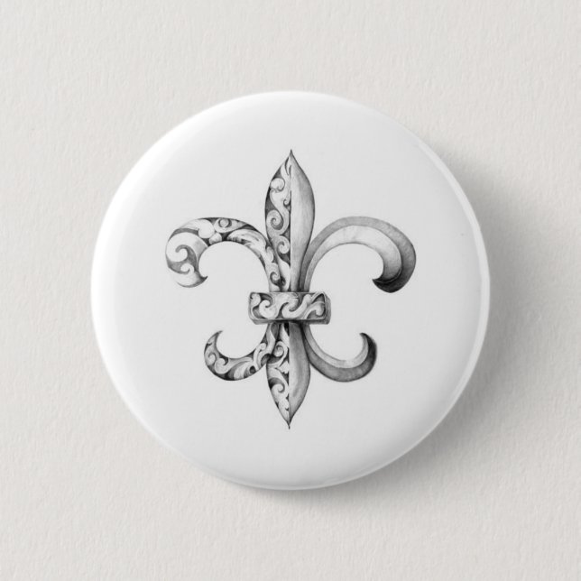 fleur-de-lis knapp (Framsida)