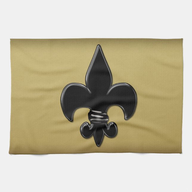 Fleur De Lis Kökshandduk (Horisontell)
