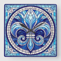 Fleur-de-lis - Konst av rostat glas