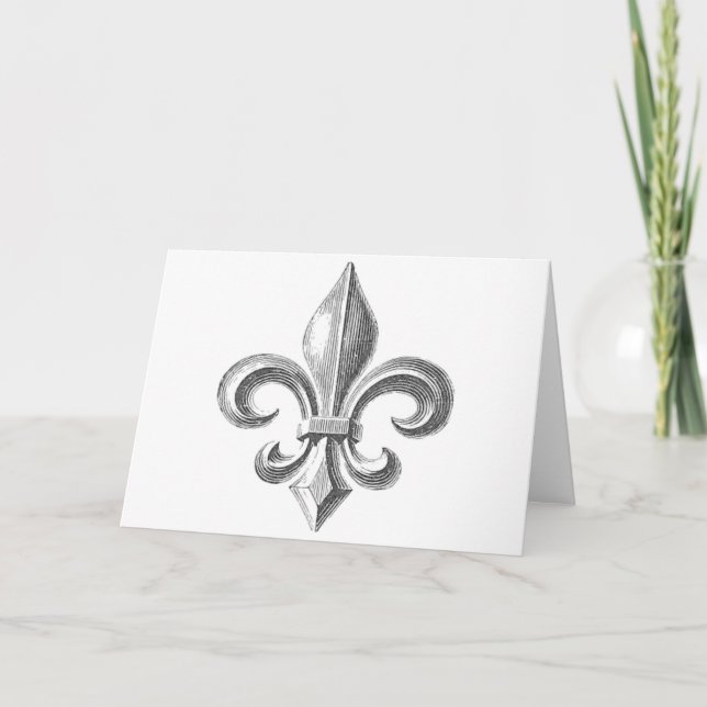 Fleur de Lis Kort (Framsida)