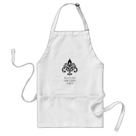 Fleur-de-Lis "Laissez les Bon Temps Rouler" Förkläde