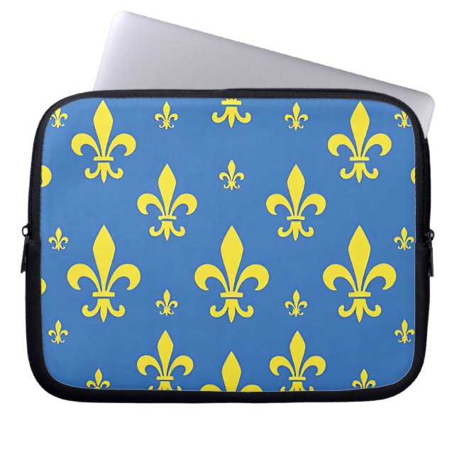 Fleur de Lis Laptop Fodral (Framsidan)