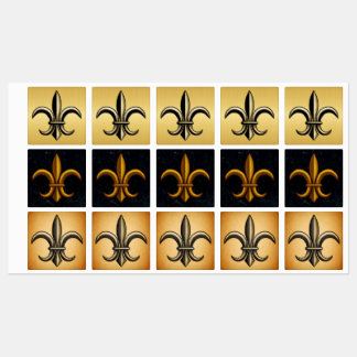 Fleur De Lis Lebels Klistermärke