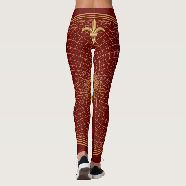 Fleur de Lis Leggings (Baksida)