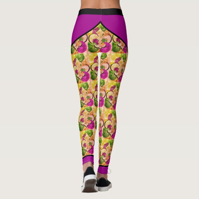 Fleur-de-Lis Leggings (Baksida)