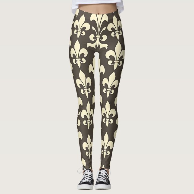 Fleur de Lis Leggings (Framsida)
