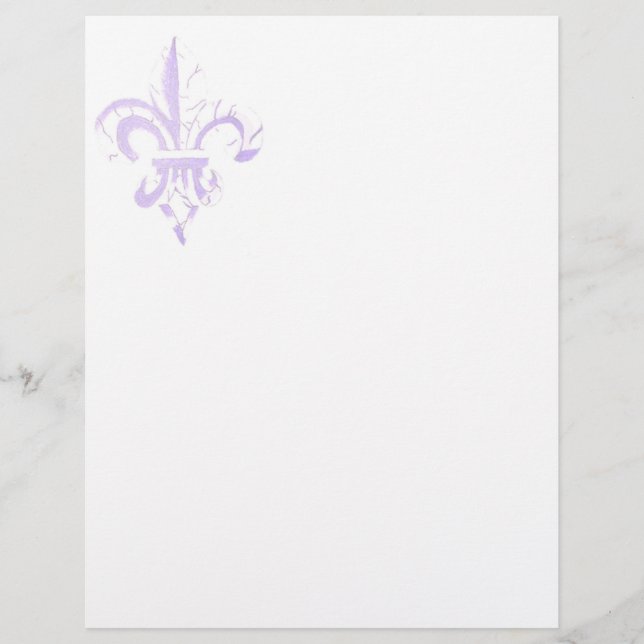 Fleur De Lis Letterhead (Framsida)