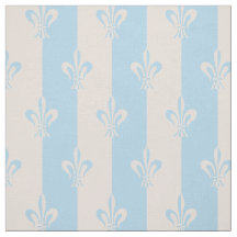 Fleur de Lis Light Blue och Rosa Champagne