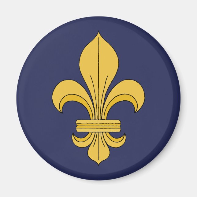 Fleur-de-lis Magnet (Framsidan)