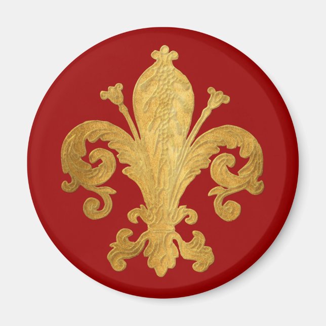 Fleur-de-lis Magnet (Framsidan)