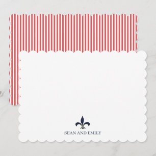 Fleur de lis-målning Lilja Natur Presentkort Tack Kort