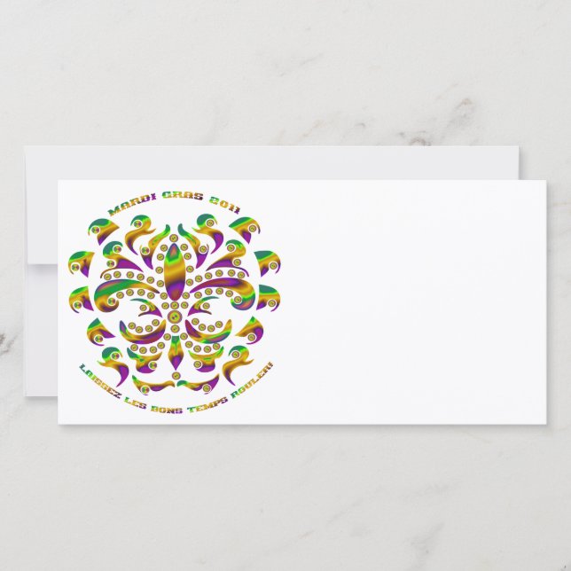 fleur de lis Mardi-Gras 2011 V-2 (Framsida)