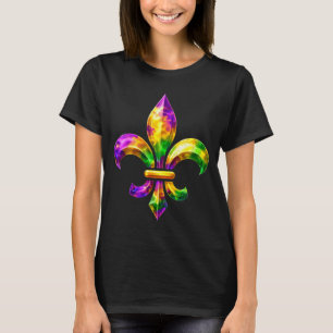 Fleur De Lis Mardi Gras 2026 Symbol Louisiana Ny T Shirt
