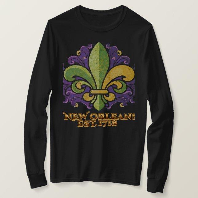 Fleur-de-lis MardiGras New Orleans 1718 T-Shirt (Skapare uppladdad)