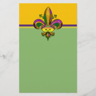 Fleur de lis Mask Brevpapper