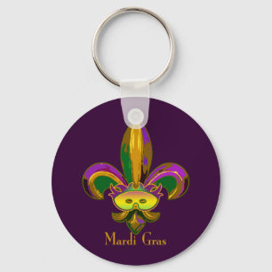 Fleur de lis Maskera Nyckelring