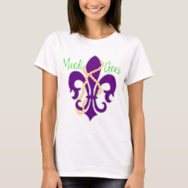 Fleur De Lis med pärlor T Shirt